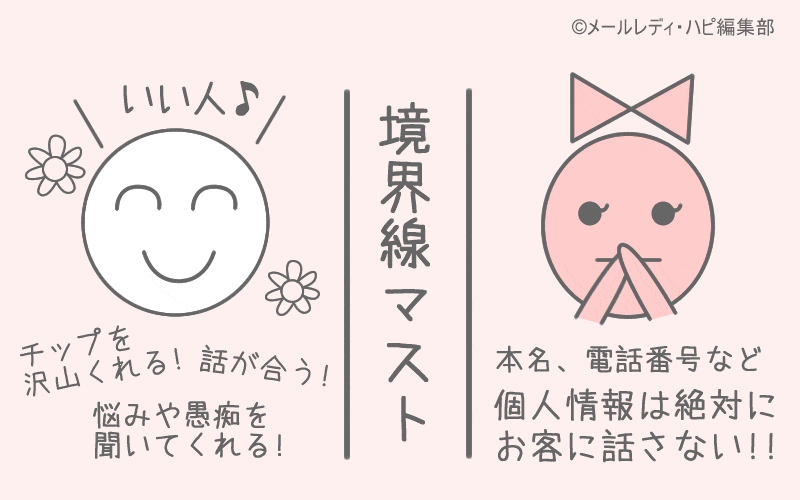 お客のことは信用しないで！ もっと安心・安全な稼ぎ方