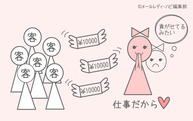 デメリット9 男性に貢がせるという罪悪感