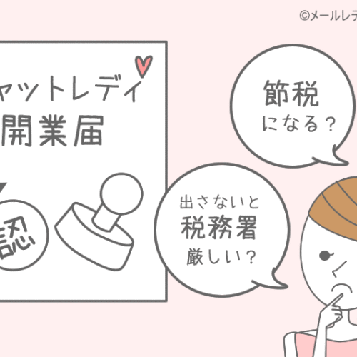 チャットレディの開業届