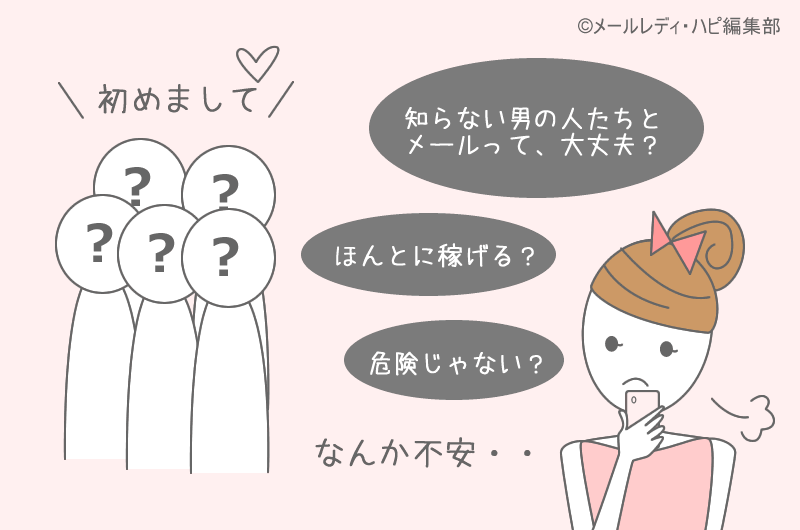 メールレディの実態は？