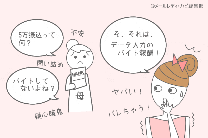 メールレディが親バレしない方法とは