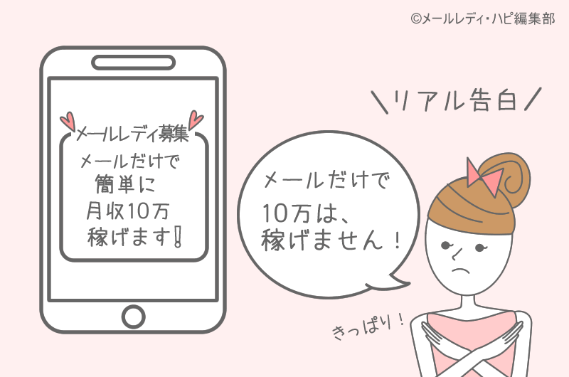 メールレディは稼げない？儲かる？