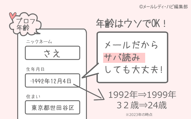 メルレの年齢はサバ読みしてOK