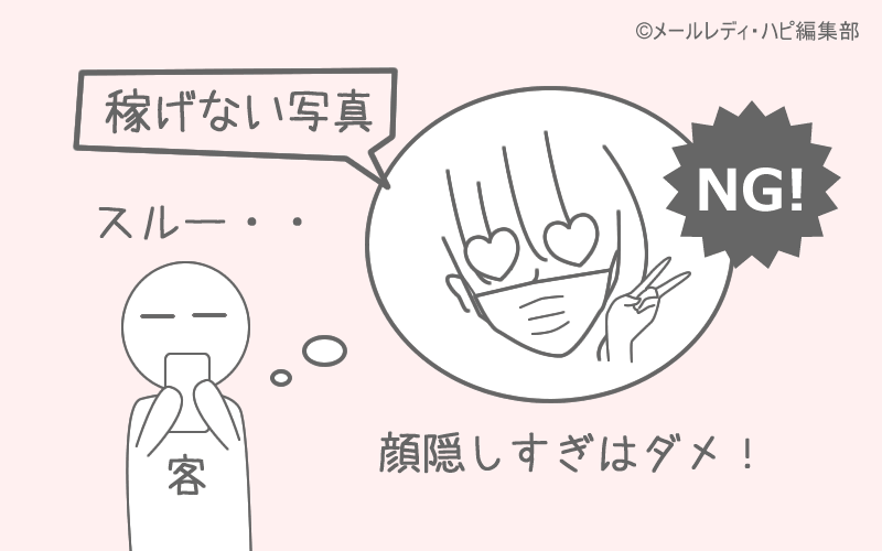 顔写真はできるだけ「隠さない」