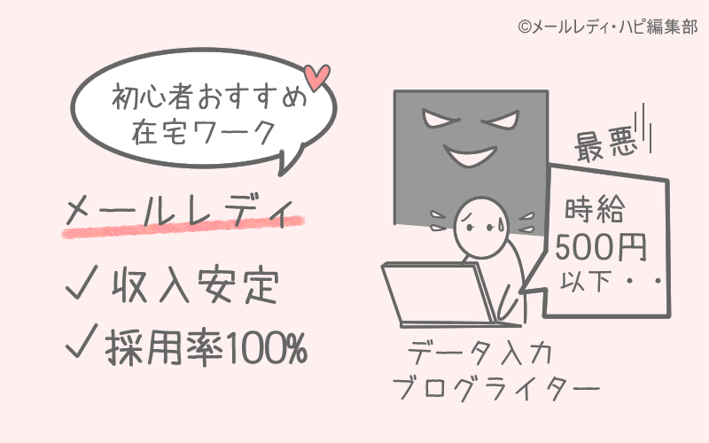 他の在宅ワークは「ブラックバイト」ばかり!