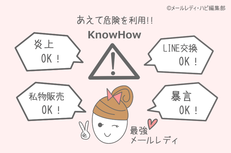 メールレディの意外なノウハウ! 炎上・釣り・暴言・LINE交換まで
