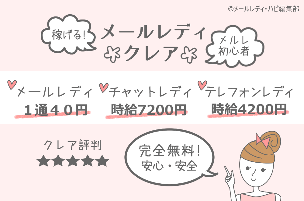 メールレディ・クレアの口コミ・評判・体験談
